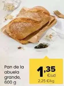 Autoservicios Familia Pan de la abuela grande oferta