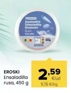 Autoservicios Familia Eroski - ensaladilla rusa oferta