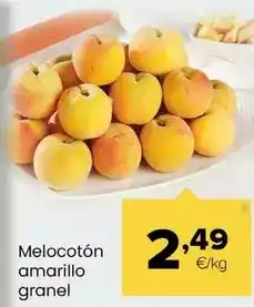 Autoservicios Familia Melocoton amarillo granel oferta
