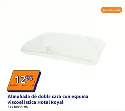 Action Hotel royal - almohada de doble cara con espuma viscoelástica oferta