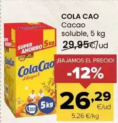 Autoservicios Familia Cola cao - cacao soluble oferta