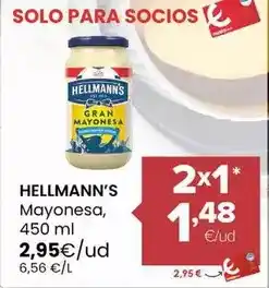 Autoservicios Familia Hellmann's - mayonesa oferta