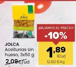 Autoservicios Familia Jolca - aceitunas sin hueso oferta