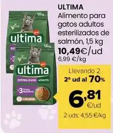 Autoservicios Familia Última - alimento para gatos adultos esterilizados de salmon oferta