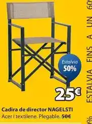 JYSK Cadira de director nagelsti oferta