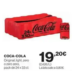 Hipercor Coca-cola - original oferta
