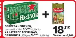 Hipercor Heineken - cerveza oferta