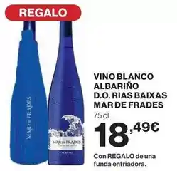 Hipercor Mar de frades - vino blanco albarino d.o. rias baixas oferta