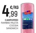 Comerco Cash & Carry Campofrío - fiambre paleta cocida sandwich oferta