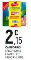 Comerco Cash & Carry Campofrío - salchichas frankfurt oferta