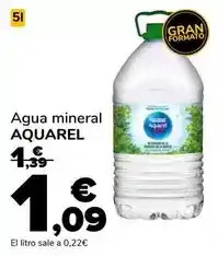 Supeco Aquarel - agua mineral oferta