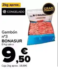 Supeco Bonasur - gambón n'3 oferta