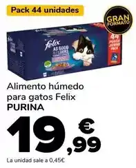 Supeco Purina - alimento humedo para gatos felix oferta