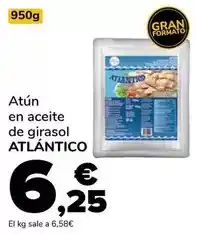 Supeco Atlantico - atún en aceite de girasol oferta