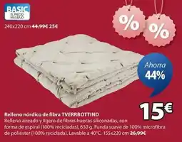 JYSK Basic - relleno nordico de fibra oferta