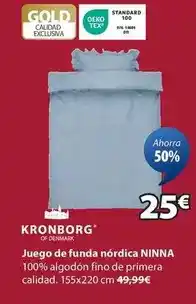 JYSK Kronborg - juego de funda nórdica ninna oferta