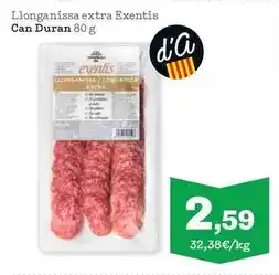 Sorli Can duran - llonganissa extra exentis oferta