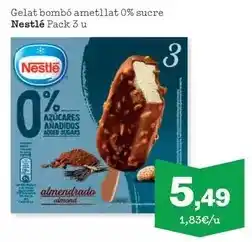 Sorli Nestlé - gelat bombo ametllat 0% sucre oferta