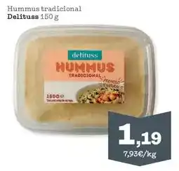 Sorli Delituss - hummus tradicional oferta