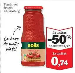 Sorli Solís - tomaquet fregit oferta