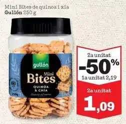 Sorli Gullón - mini bites de quinoa i xía oferta