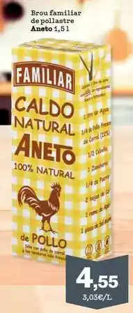 Sorli Aneto - brou familiar de pollastre oferta