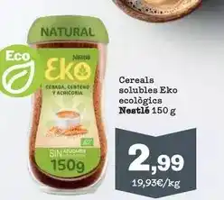 Sorli Nestlé - cereals solubles eko ecològics oferta