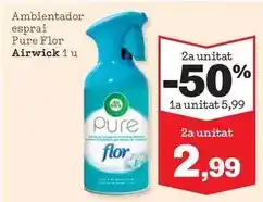 Sorli Air wick - ambientador esprai pure flor oferta