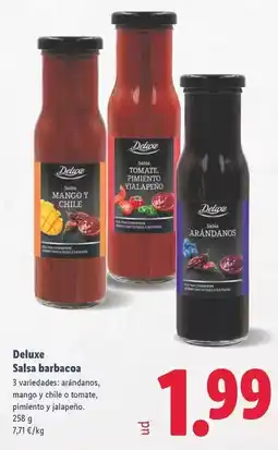 Lidl Deluxe - salsa barbacca oferta