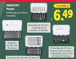 Lidl Parkside - codificadas por colores oferta