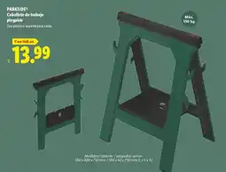 Lidl Parkside - caballete de trabajo plegable oferta
