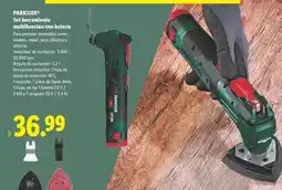 Lidl Parkside - set herramienta multifuncion con bateria oferta