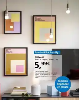 IKEA Rödalm - marco, negro oferta