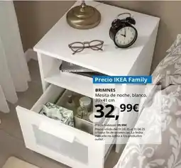 IKEA Brimnes - mesita de noche, blanco oferta