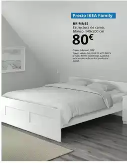 IKEA Brimnes - estructura de cama, blanco oferta