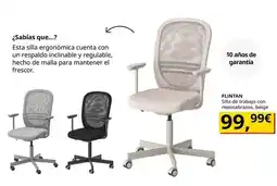 IKEA Flintan - silla de trabajo con reposabrazos, beige oferta