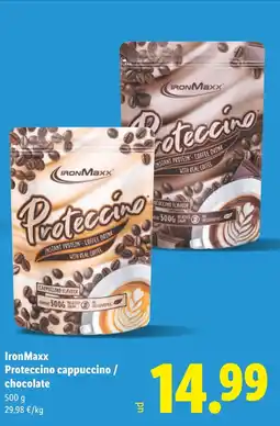 Lidl IRONMAXX Proteccino cappuccino / chocolate oferta