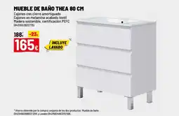 Brico Depôt Mueble de baño thea 80 cm oferta