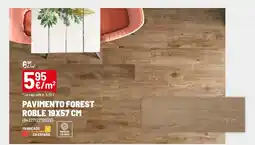 Brico Depôt Pavimento forest roble 19x57 cm oferta