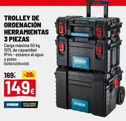 Brico Depôt Trolley de ordenación herramientas 3 piezas oferta