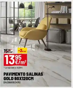 Brico Depôt Pavimento salinas gold 60x120cm oferta