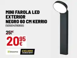 Brico Depôt Mini farola led exterior negro 60 cm kerrio oferta