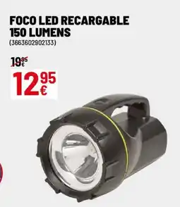 Brico Depôt Foco led recargable 150 lumens oferta