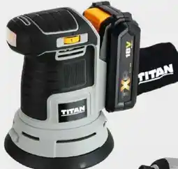 Brico Depôt TITAN Lijadora excentrica 18v con batería 2ah y cargador oferta
