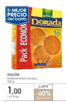 Supermercados Plaza GULLÓN Galletas María dorada oferta