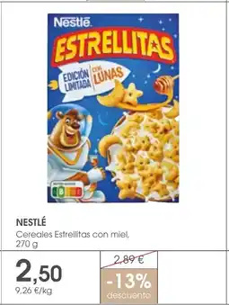 Supermercados Plaza NESTLÉ Cereales Estrellitas con miel oferta