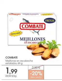 Supermercados Plaza COMBATE Mejillones en escabeche estallados oferta