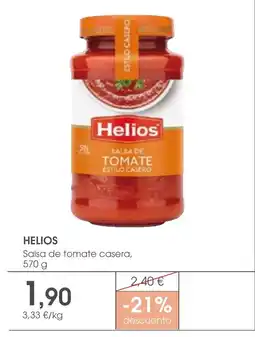 Supermercados Plaza HELIOS Salsa de tomate casera oferta