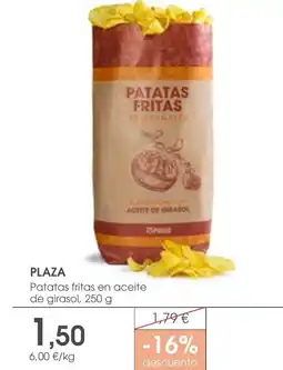 Supermercados Plaza PLAZA Patatas fritas en aceite de girasol oferta