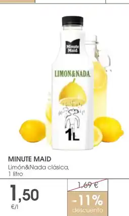 Supermercados Plaza MINUTE MAID Limón&Nada clásica oferta